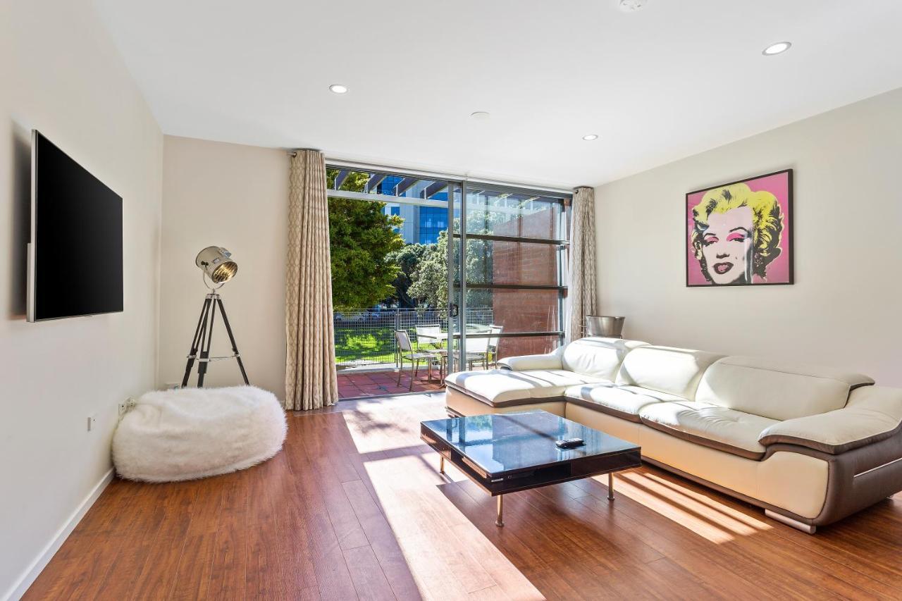 Sleek Modern Pad Next To Spark Arena Free Parking 奥克兰 外观 照片